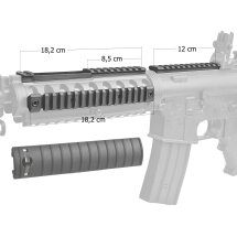 Luftgewehrset Colt M4 - 4,5 mm Diabolo (P18) + Koffer inklusive 2 Zahlenschloesser + 1000 Umarex Mosquito Diabolos