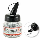 1500 4komma5 Stahl BBs / Rundkugeln  Kaliber 4,5 mm verzinkt für Co2-Waffen