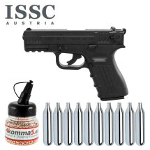 Luftpistolenset ISSC M22 Co2-Pistole Blow Back Kaliber...