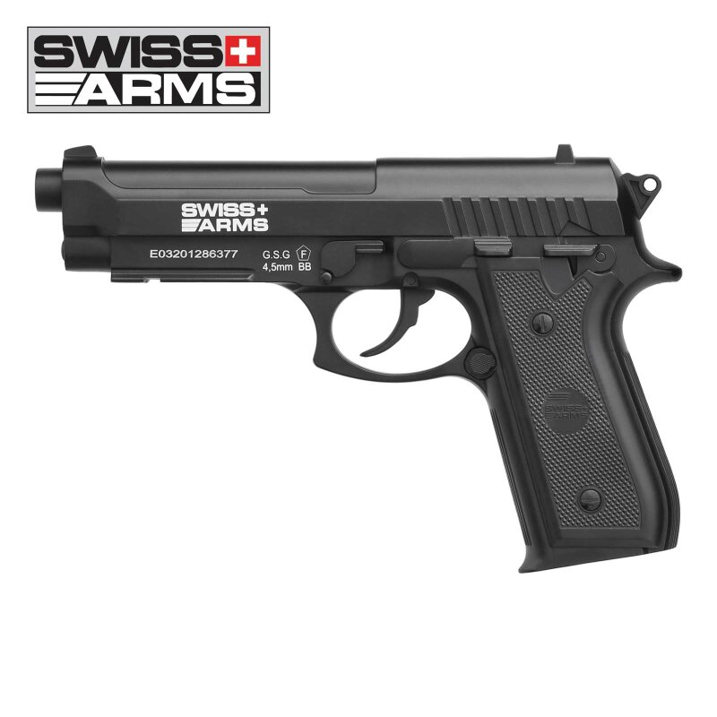 Swiss Arms SA P92 Co2-Pistole Kaliber 4,5 mm Stahl BB (P18)
