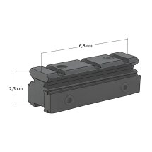 Adapterschiene von 11 mm auf Weaver