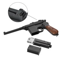 Superset Umarex Legends Pistole C96 - 4,5 mm Stahl BB Co2-Pistole (P18)