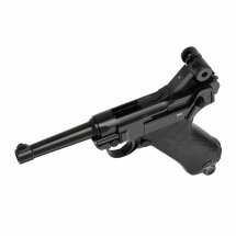 Superset Umarex Legends Pistole P08 - 4,5 mm Stahl BB Co2-Pistole in Metallausführung mit Blowback (P18)