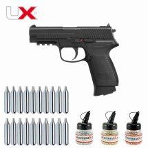 Superset Umarex HPP 4,5 mm Stahl BB Blowback Co2-Pistole (P18)