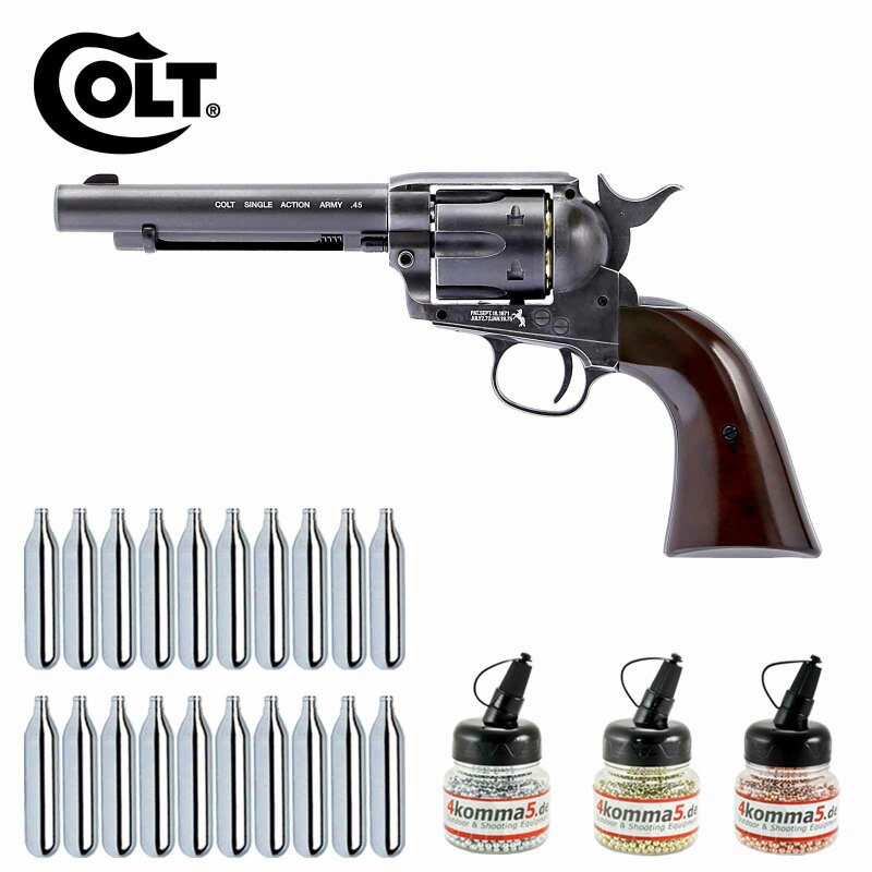 Superset Colt Single Action Army® 45 antik Co2-Revolver Kaliber 4,5 mm BB (P18)