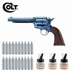 Superset Colt Single Action Army® 45 blue Co2-Revolver Kaliber 4,5 mm BB (P18)
