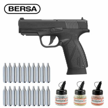 Superset Bersa BP9CC Blowback Co2-Pistole Kaliber 4,5 mm...