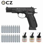 Superset CZ 75 4,5 mm Stahl BB Co2-Pistole Vollmetall Blow Back (P18)