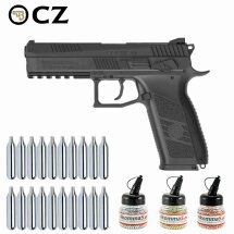 Superset CZ P-09 Duty 4,5 mm Diabolo/Stahl BB Co2-Pistole Blow Back (P18)