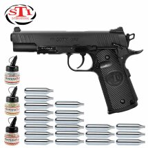 Superset STI Duty One 4,5 mm Stahl BB Co2-Pistole Non...