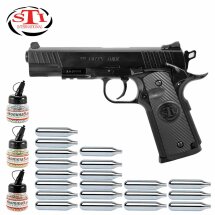 Superset STI Duty One 4,5 mm Stahl BB Co2-Pistole Blow...