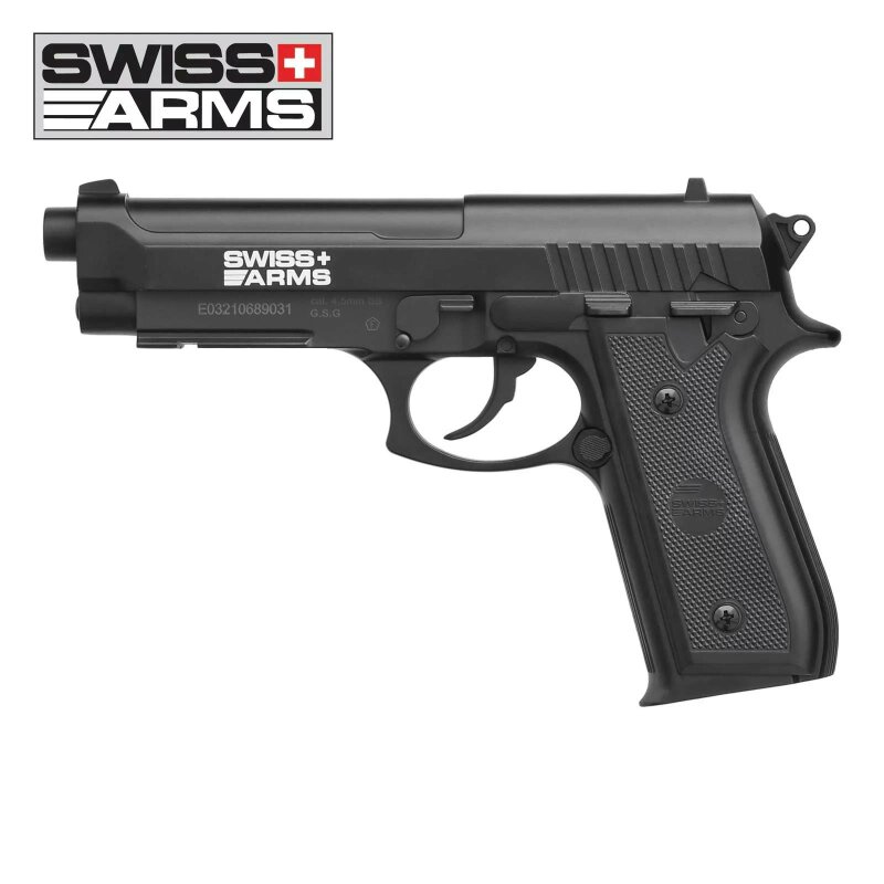 Swiss Arms PT92 Co2-Pistole Kaliber 4,5 mm Stahl BB (P18)