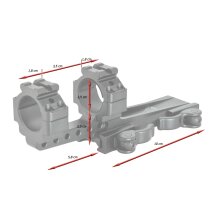 UTG Integral QD Offset Montage High 25,4 mm Ringe 150 mm...