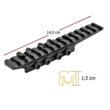 UTG Low Profile Adapter von Dovetail auf...