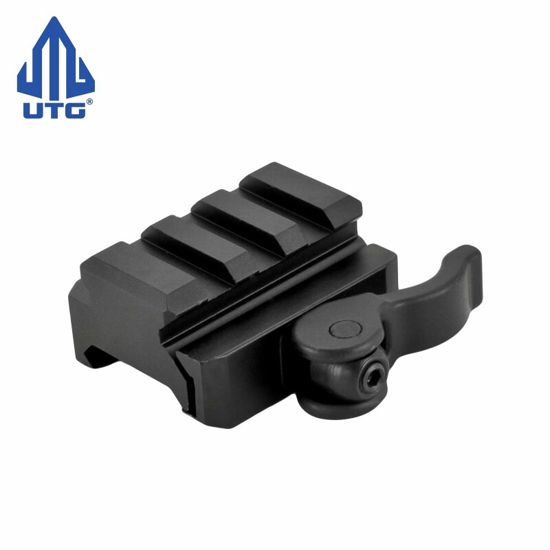UTG 0.59" Medium 3-Slot QD Lever Mount Adapter und Riser - Weaver Montageerhöhung