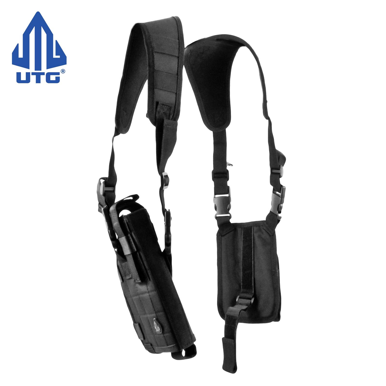 VlaMiTex S1 Leather Shoulder Holster For Glock 17, 19, 22, 23, 31, 32 - Right Hand