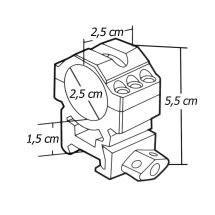 UTG 1" Medium Pro Max Picatinny-/Weaverringe 25 mm...