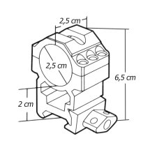 UTG 1" High Pro Max Picatinny-/Weaverringe 25 mm...