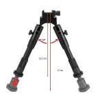 UTG Universal Shooters Bipod / Zweibein 15,7-17 cm