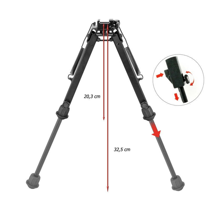 UTG Super Duty Bipod / Zweibein 20,3-32,5 cm