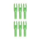 6-er Pack Hawk Nock Large Groove Solid Grün