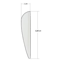 6-er Pack Hawk 2" (ca. 5,08 cm) Vanes Orange