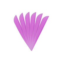 6-er Pack Hawk 4" (ca. 10,2 cm) Vanes Lila