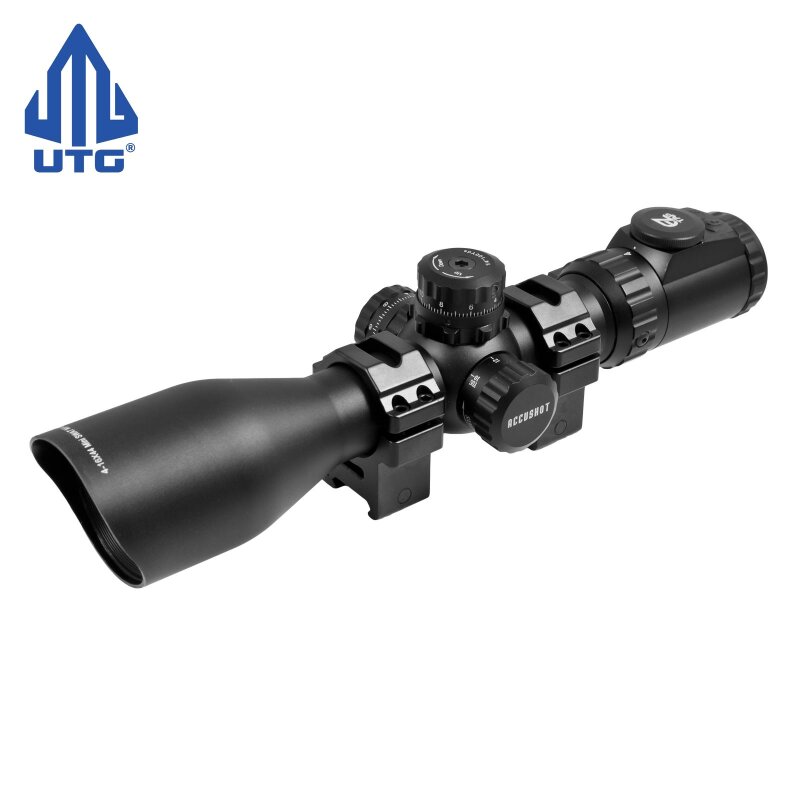 UTG Accushot 4-16x44 AO Tactical Zielfernrohr beleuchtet - 36 Farben - mit Draht-Mil-Dot Absehen