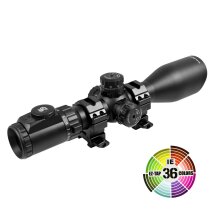 UTG Accushot 4-16x44 AO Tactical Zielfernrohr beleuchtet - 36 Farben - mit Draht-Mil-Dot Absehen