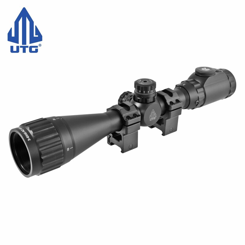 UTG True Hunter 3-9x40 IE Zielfernrohr beleuchtet - 36 Farben - mit Weavermontagen