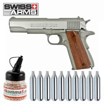 SET Swiss Arms SA1911 Seventies Fullmetal Co2 Pistole...