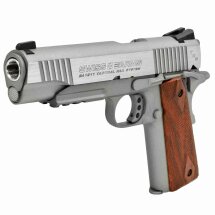 Swiss Arms P1911 Co2 Pistole braune Griffschalen Blow...