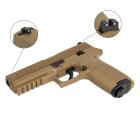 SIG SAUER P320 Coyote TAN Blow Back 4,5 mm Diabolo Co2-Pistole (P18)