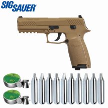 Luftpistolenset SIG SAUER P320 Coyote TAN Blow Back 4,5...