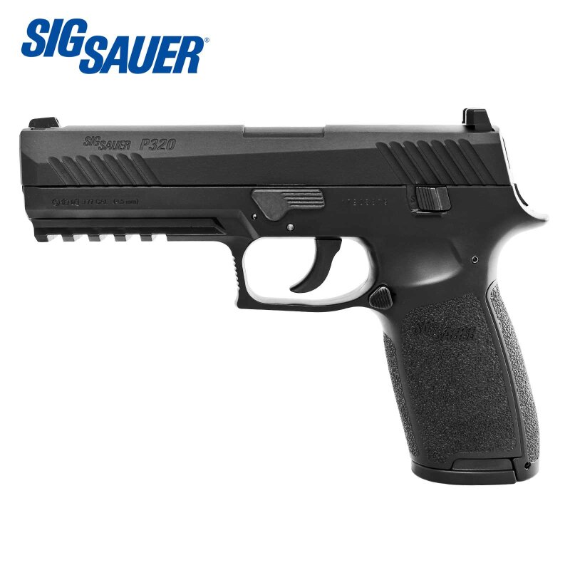 SIG SAUER P320 Schwarz Blow Back 4,5 mm Diabolo Co2-Pistole (P18)