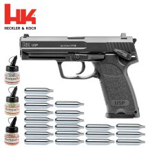 Superset Heckler & Koch USP 4,5 mm BB Co2-Pistole mit Blowback (P18)