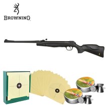 SET Luftgewehr Browning X-Blade II - 4,5 mm Diabolo (P18) + 1000 Diabolos + 100 Scheiben + Kugelfang