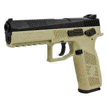 CZ 75 P-09 Duty Bicolor 4,5 mm Stahl BB/Diabolo Co2-Pistole Blow Back (P18)