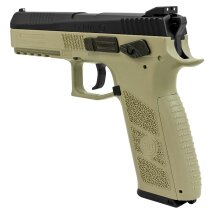 CZ 75 P-09 Duty Bicolor 4,5 mm Stahl BB/Diabolo Co2-Pistole Blow Back (P18)