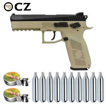 Luftpistolenset CZ 75 P-09 Duty Bicolor 4,5 mm Stahl...