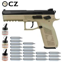 Superset CZ 75 P-09 Duty Bicolor 4,5 mm Stahl BB/Diabolo...