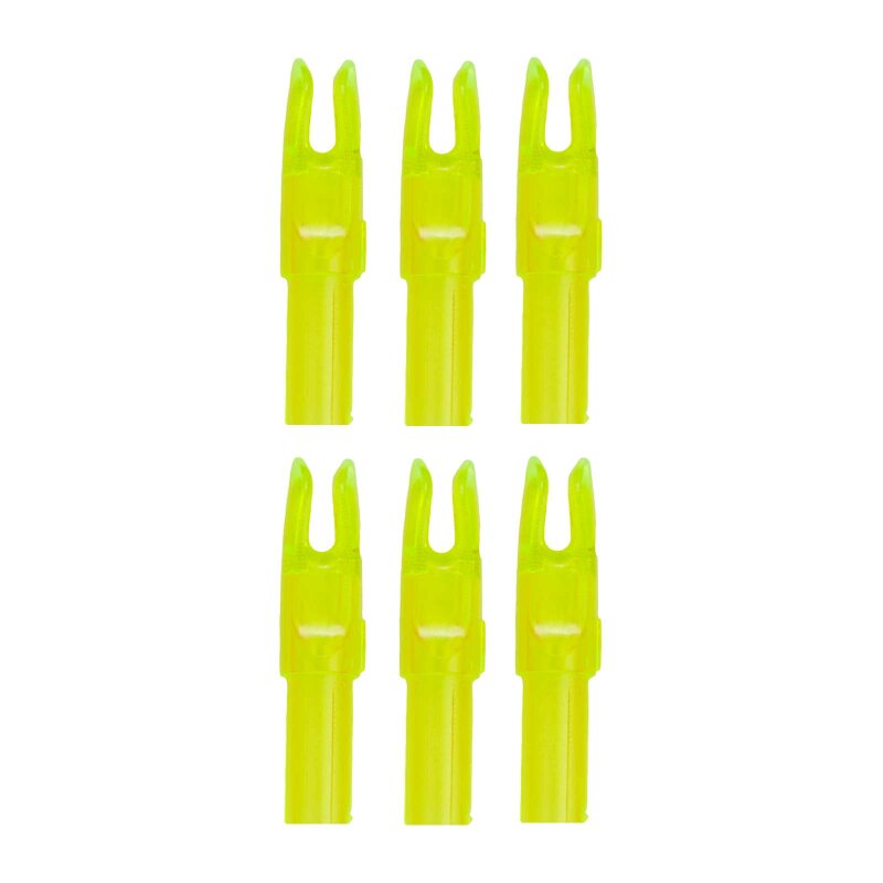 6-er Pack Hawk Nock N841 Transparent Gelb