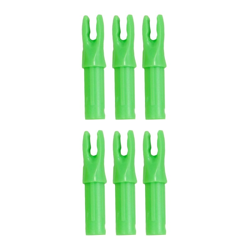 6-er Pack Hawk Nock N852-1 Solid Grün
