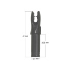 6-er Pack Hawk Nock N852-1 Transparent Orange