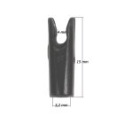 6-er Pack Hawk Pin Nock Größe S Transparent Orange