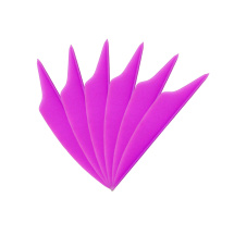 6-er Pack Hawk Dolphin Vanes 2,5" Lila
