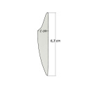 6-er Pack Hawk Dolphin Vanes 2,5" Gelb