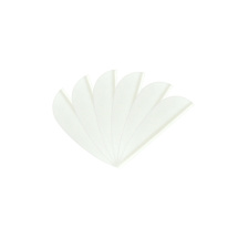 6-er Pack Hawk TPU Streamline Vanes 1,5" Weiß