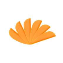 6-er Pack Hawk TPU Streamline Vanes 1,5" Hell-Orange