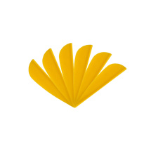 6-er Pack Hawk TPU Streamline Vanes 1,75" Sonnengelb
